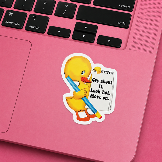 Cry About It Look Hot Sticker