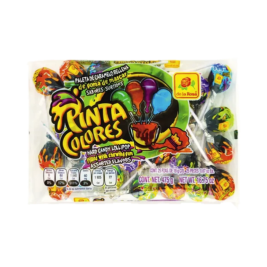 De La Rosa Paleta Jumbo Pinta Colores 50 ct available at Mexmax INC, perfect for wholesale buyers.