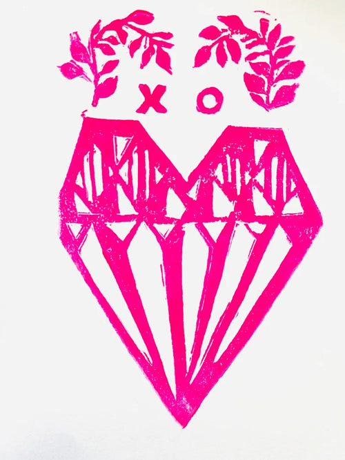 Diamond Heart Print/Card