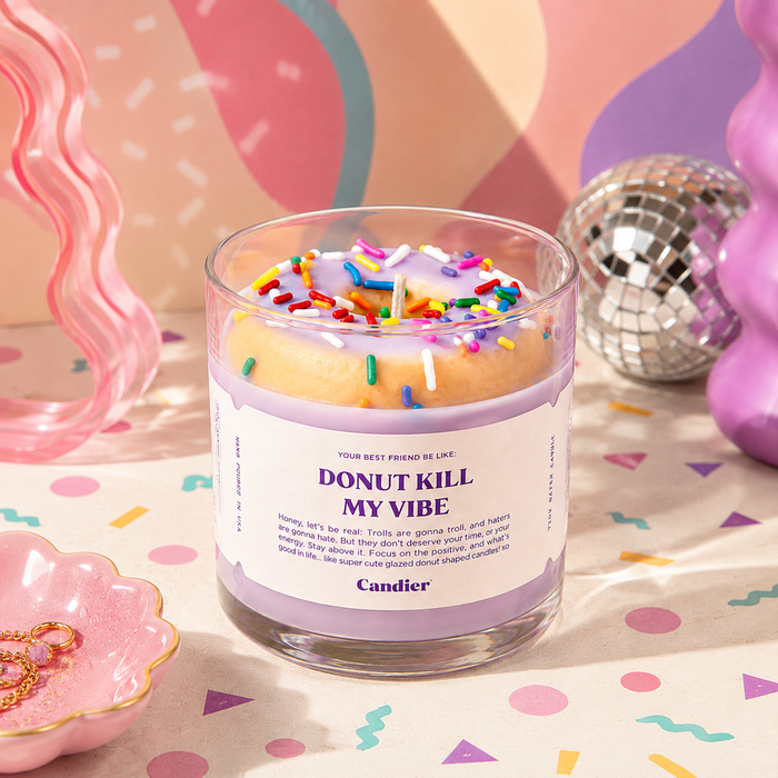 Donut Kill My Vibe 9oz Candle