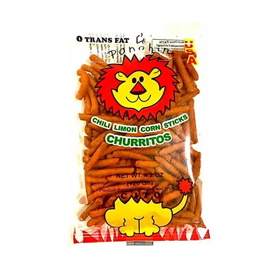 El Super Leon Churrito Mega Chile Limon 4.2oz - Wholesale Mexican Snacks