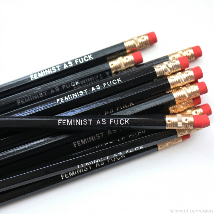 Feminist As Fuck Pencil Set