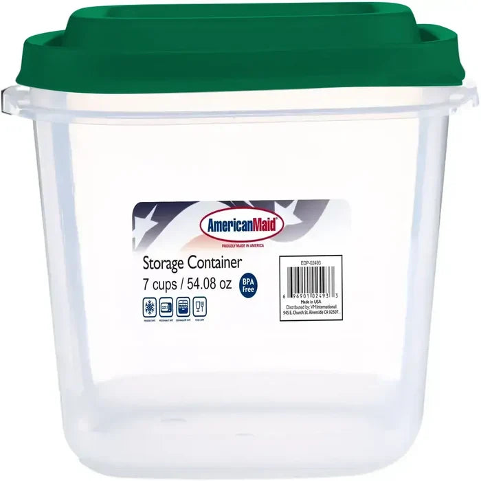 Food Storage Square Plastic - 1.6 L