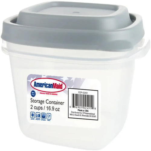 Get wholesale 16.9 oz square plastic food storage containers from Mexmax INC.