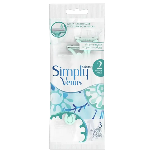 Wholesale Gillette Simply Venus 2 Blades Disposable Razors- Shop at Mexmax INC