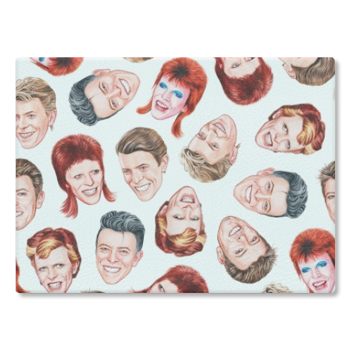 Glam Rock Faces Cutting Board