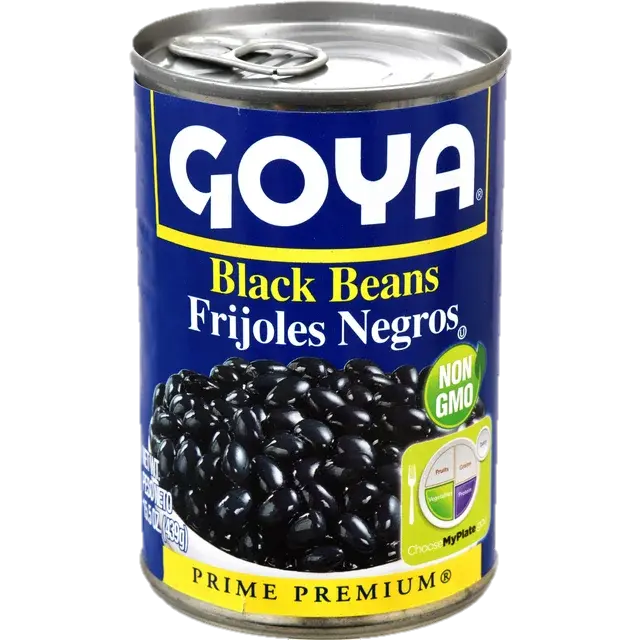 Goya Whole Black Beans - 15.5 oz