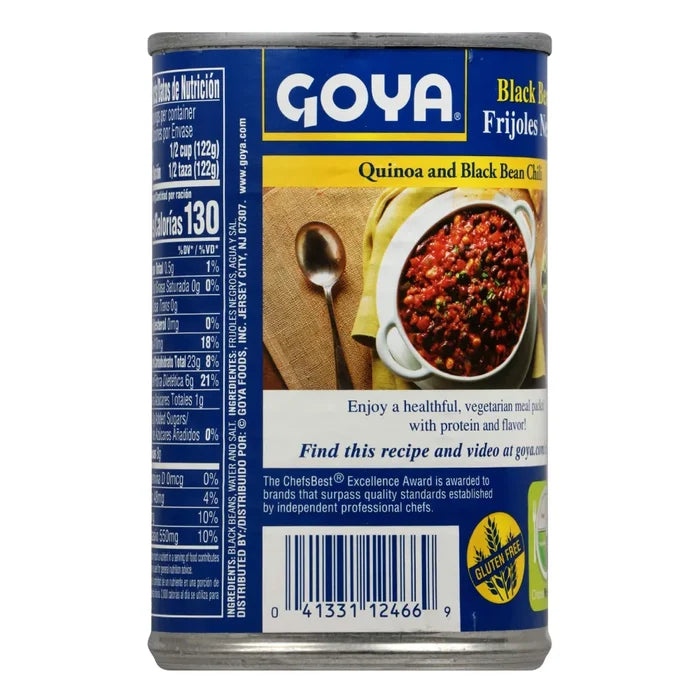 Goya Whole Black Beans - 15.5 oz