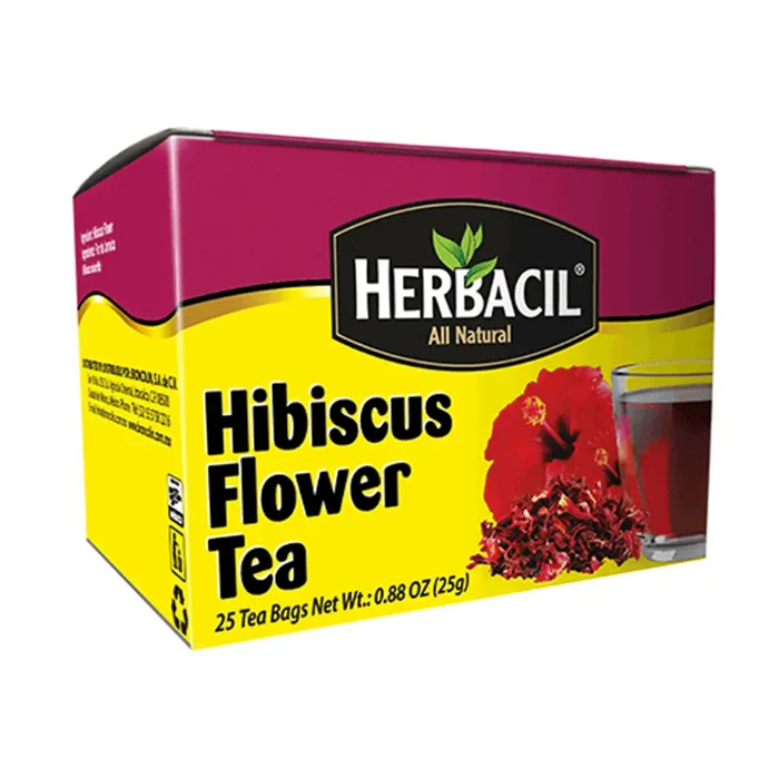 Wholesale Herbacil Hibiscus (Jamaica) Tea 25 ct - Refreshing Herbal Tea at Mexmax INC