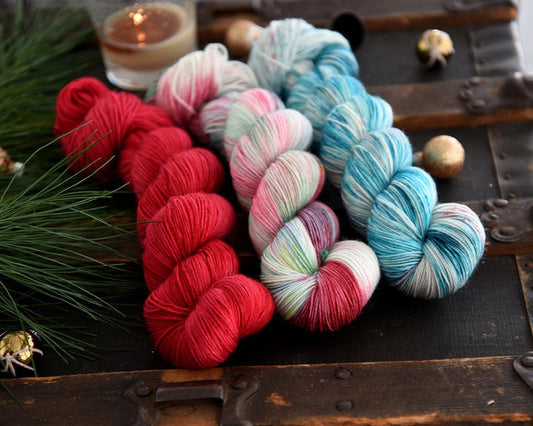 Destination Yarn fingering weight yarn Holiday 2022 Collection - Tropical Colorways Set