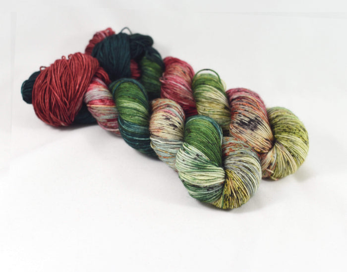 Destination Yarn fingering weight yarn Holidays at Williamsburg