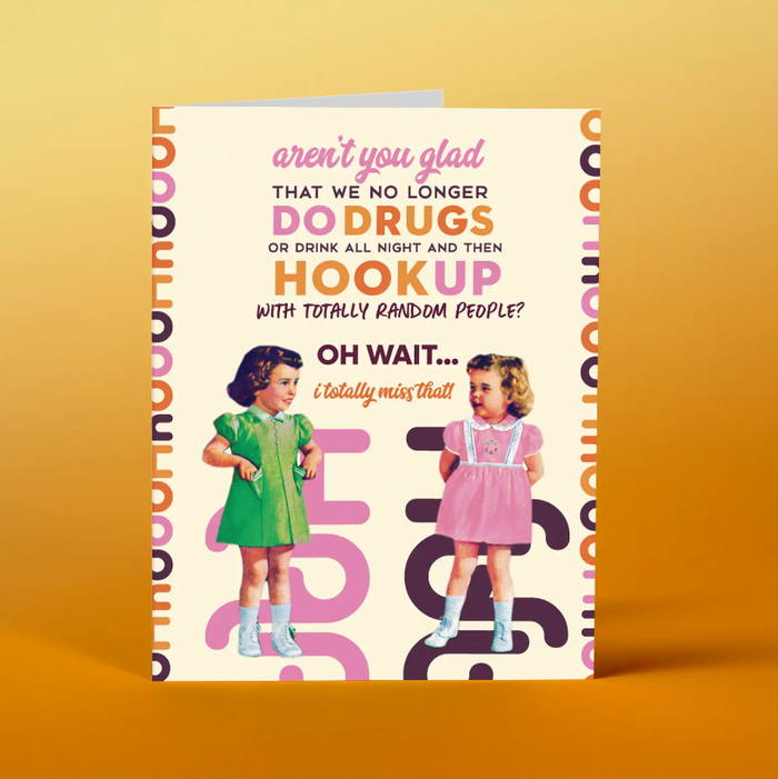 Hook Up Birthday Greeting Card