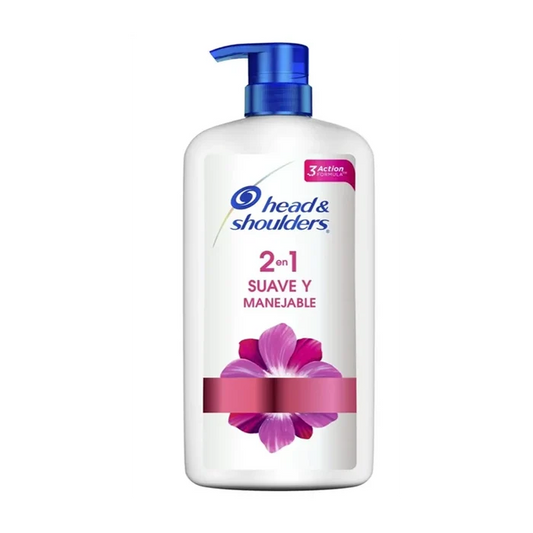 H&S  Shampoo  2 in1 Suave - 1 L