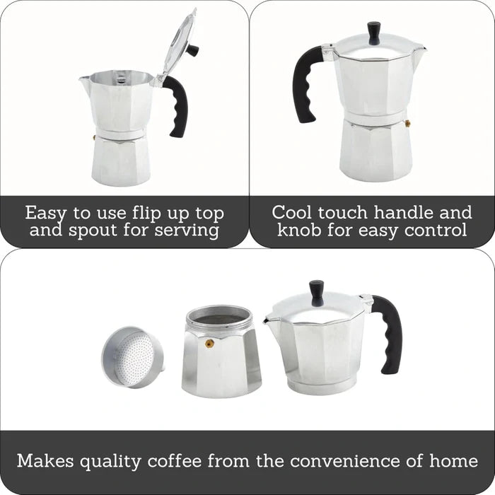 Wholesale Imusa Aluminum Coffeemaker 6 Cup - Brew Perfect Coffee at Mexmax INC