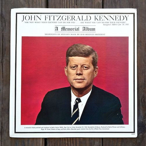 JOHN F. KENNEDY Memorial Record Album 1963