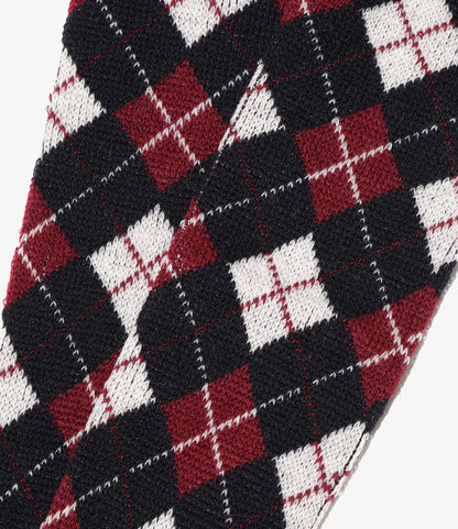 Knee Socks - Navy - Argyle