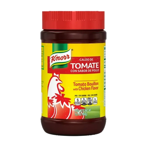 Knorr Granulated Tomato Chicken Bouillon 15.9 oz available at Mexmax INC, ideal for wholesale buyers.