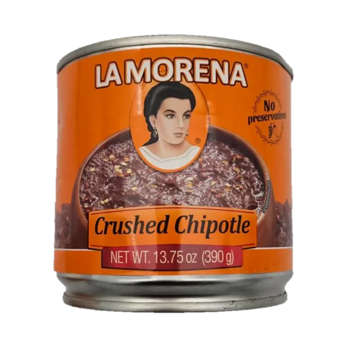 La Morena Crushed Chipotle 13.75 oz available at Mexmax INC, perfect for wholesale buyers.