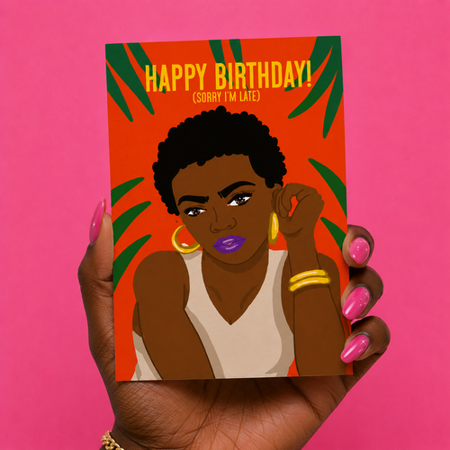 Lauryn Belated Birthday Greeting Card