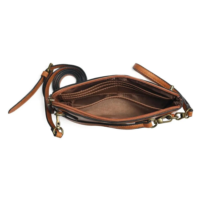 Lila Vintage Snaffle Bit Clutch/Crossbody Bag