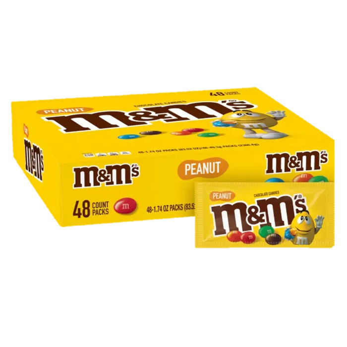 Wholesale M&M Peanut Chocolate Pieces- Irresistible treats for all occasions Get them at Mexmax INC.
