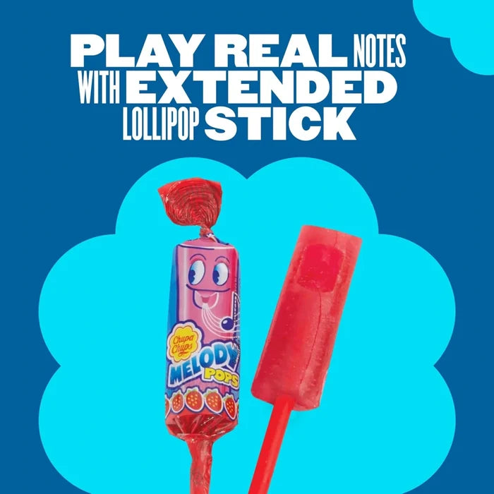 Melody Pops 3 Flavors Hard Candy 30 ct available at Mexmax INC, great for wholesale buyers.