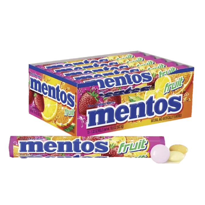 Mentos Roll Mixed Fruit Candy - Buy in Bulk at Mexmax INC Wholesale