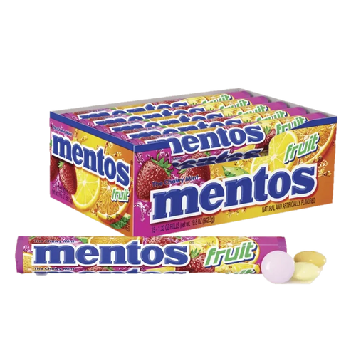 Mentos Roll Mixed Fruit Candy - Buy in Bulk at Mexmax INC Wholesale