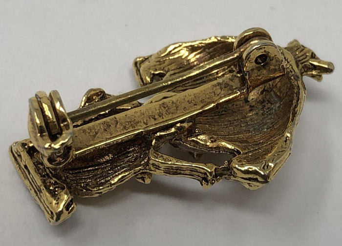 Mermaid Pisces 1970s Pin
