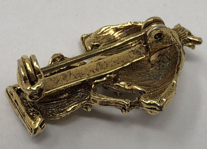 Mermaid Pisces 1970s Pin