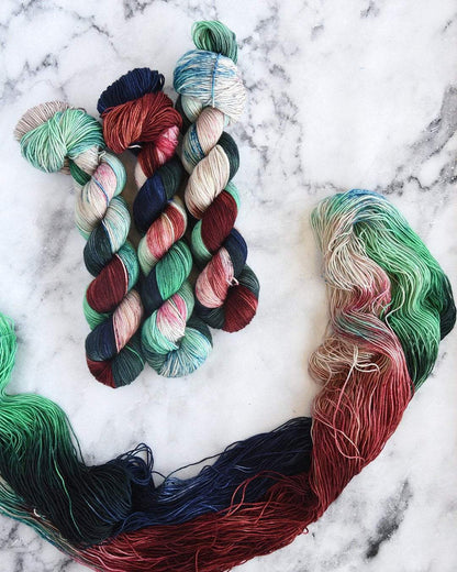 Destination Yarn fingering weight yarn Nighthawks - dyed to order
