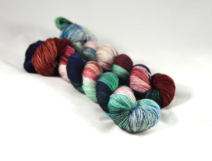 Destination Yarn fingering weight yarn Nighthawks - dyed to order