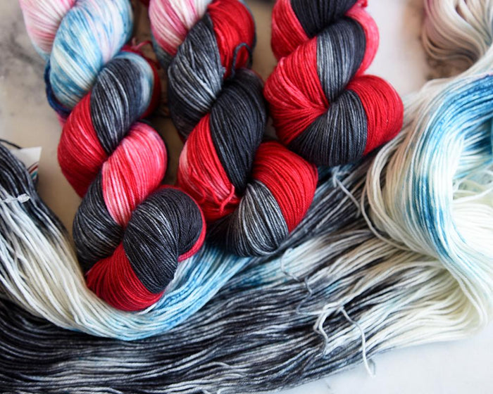 Destination Yarn fingering weight yarn Postcard Osaka