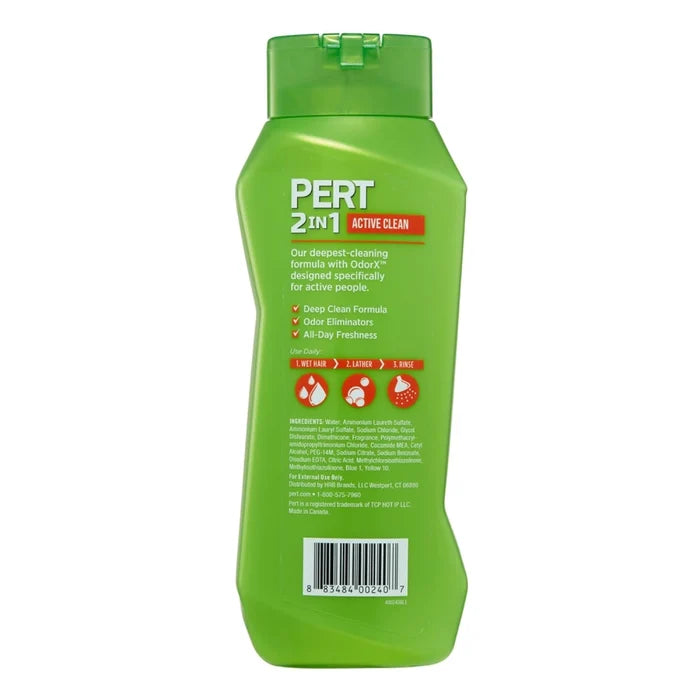 Wholesale Pert Active Clean 2in1 Shampoo/Conditioner 15 oz - Fresh Hair at Mexmax INC