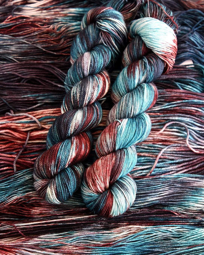 Destination Yarn fingering weight yarn Pluto
