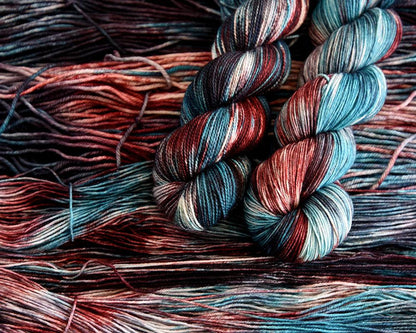 Destination Yarn fingering weight yarn Pluto
