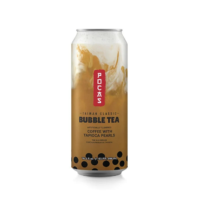 Pocas Bubble Tea Coffee with Tapioca Pearls - 16.5 oz