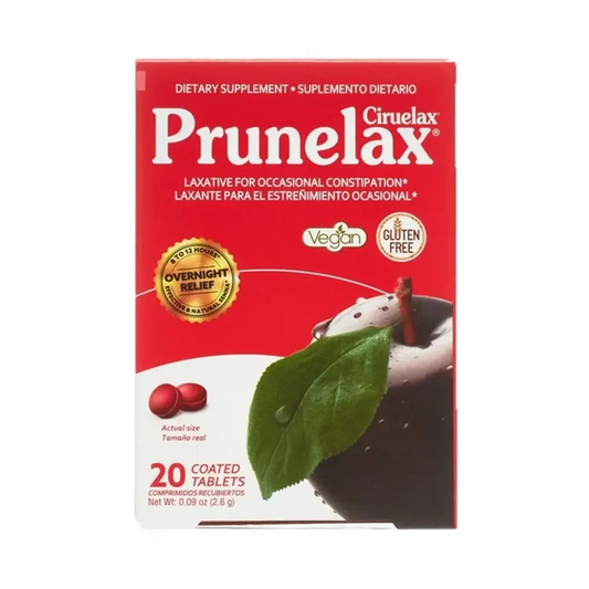 Wholesale Prunelax/Ciruelax Laxative Minitabs 20 ct - Natural Relief at Mexmax INC