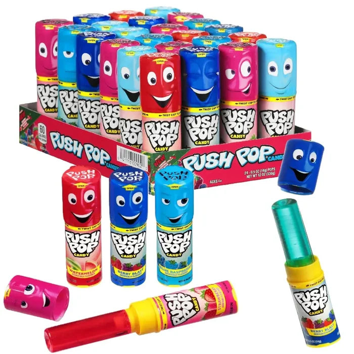 Push Pops Fruit Hard Candy - .5 oz