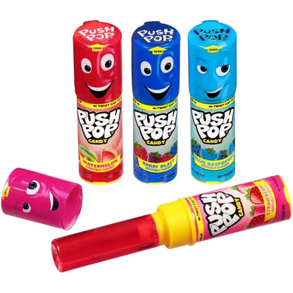 Push Pops Fruit Hard Candy - .5 oz