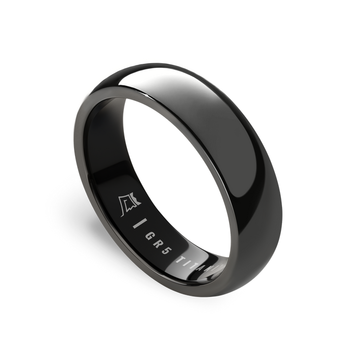 Gunmetal | Titanium / 7 / 6mm Rounded