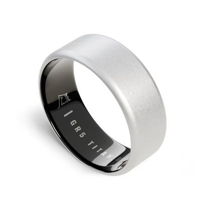 Platinum | Titanium / 7 / 8mm Flat