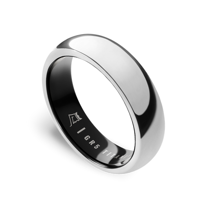 Platinum | Titanium / 7 / 6mm Rounded