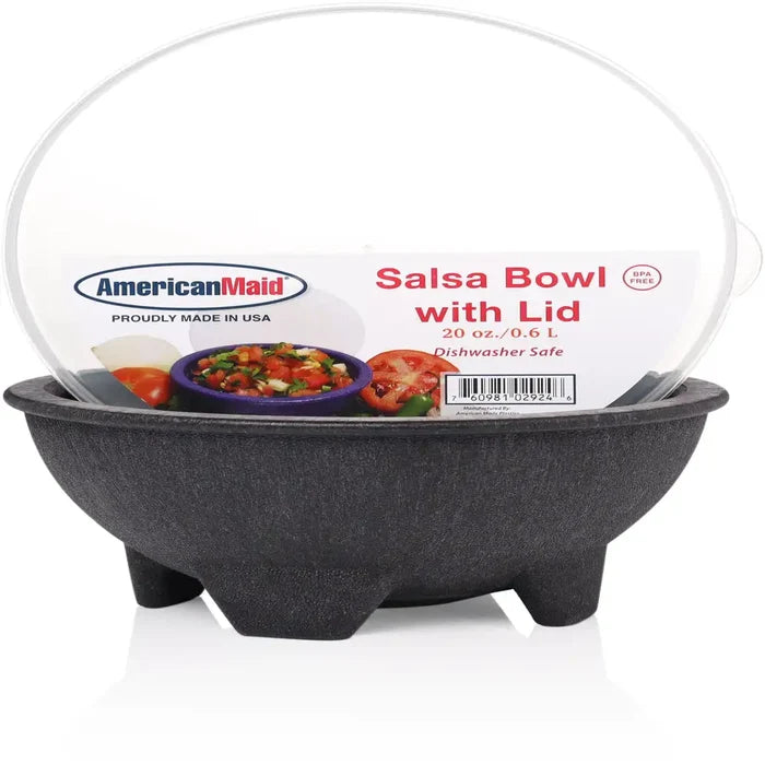Wholesale Plastic Salsa Bowl with Lid Ideal for Restaurants and Catering Keep Salsas Fresh Mexmax INC
