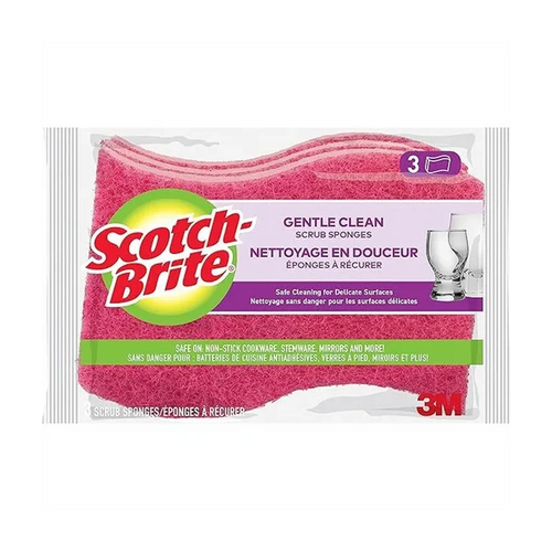 Scotch-Brite Gentle Clean Scrub Sponge - 3 pk