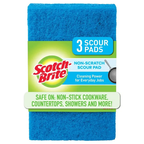 Scotch-Brite Heavy Duty Scouring Pad Blue - 3 pk