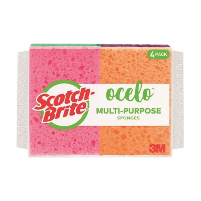Scotch-Brite Ocelo Multi-Purpose Sponge - 4 pk