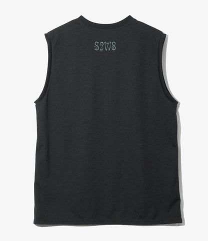 Sleeveless Crew Neck Tee - Black - Skull & Target