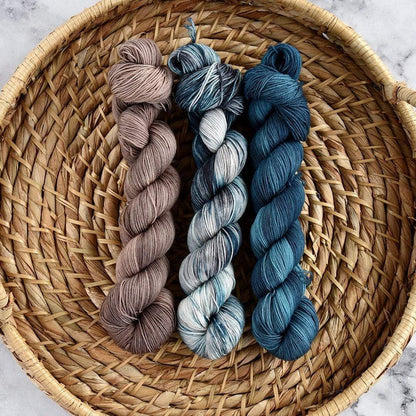 Destination Yarn fingering weight yarn The Great Wave Set