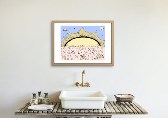 The Sun Loves the Desert Giclee Art Print